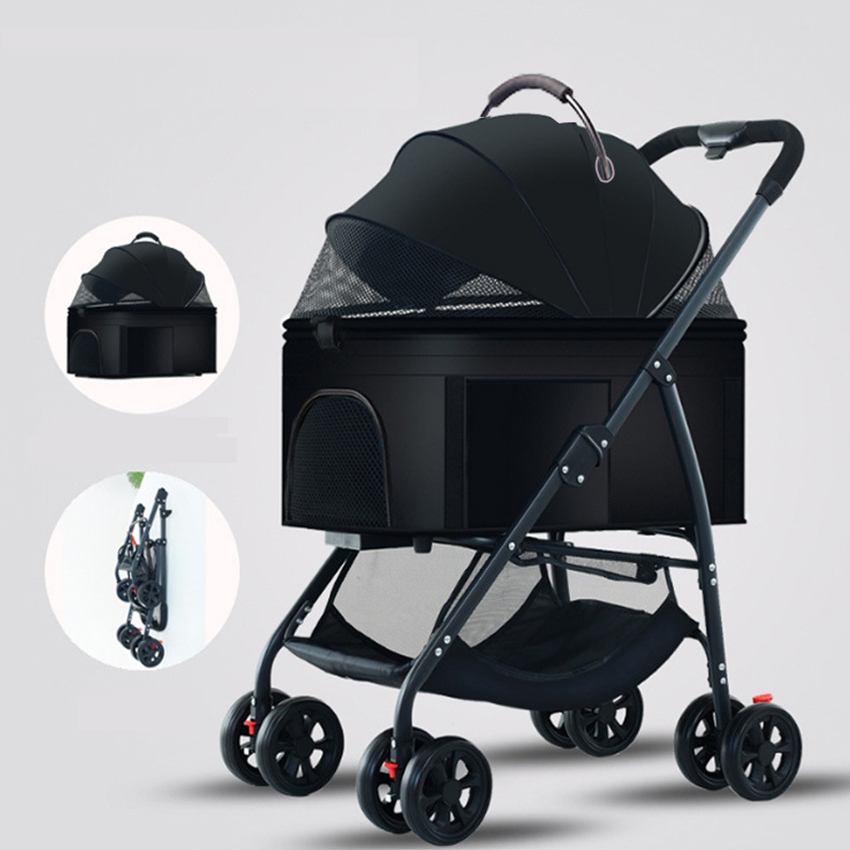 折り畳み わんタッチ 3way ペットカート ライト 耐荷重 24kg ドリンク