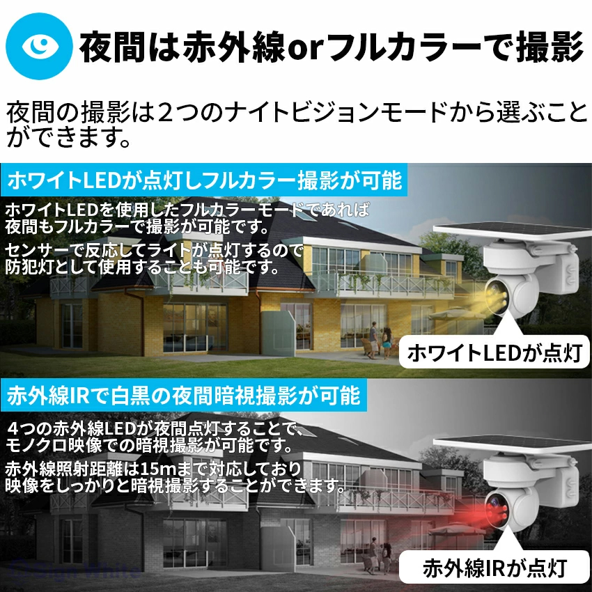 お得な2台セット 防犯カメラ 自動追跡 ソーラー 屋外 AI 自動追尾 家庭用 工事不要 パンチルト PTZ 首振り 監視カメラ ネットワークカメラ 電源不要｜happyhappyrun｜17