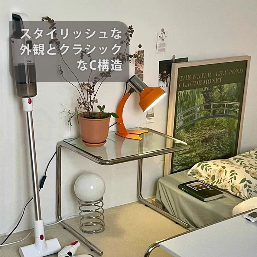 サイドテーブル カラフル かわいい テーブル 個性的 ウェーブ ベッド