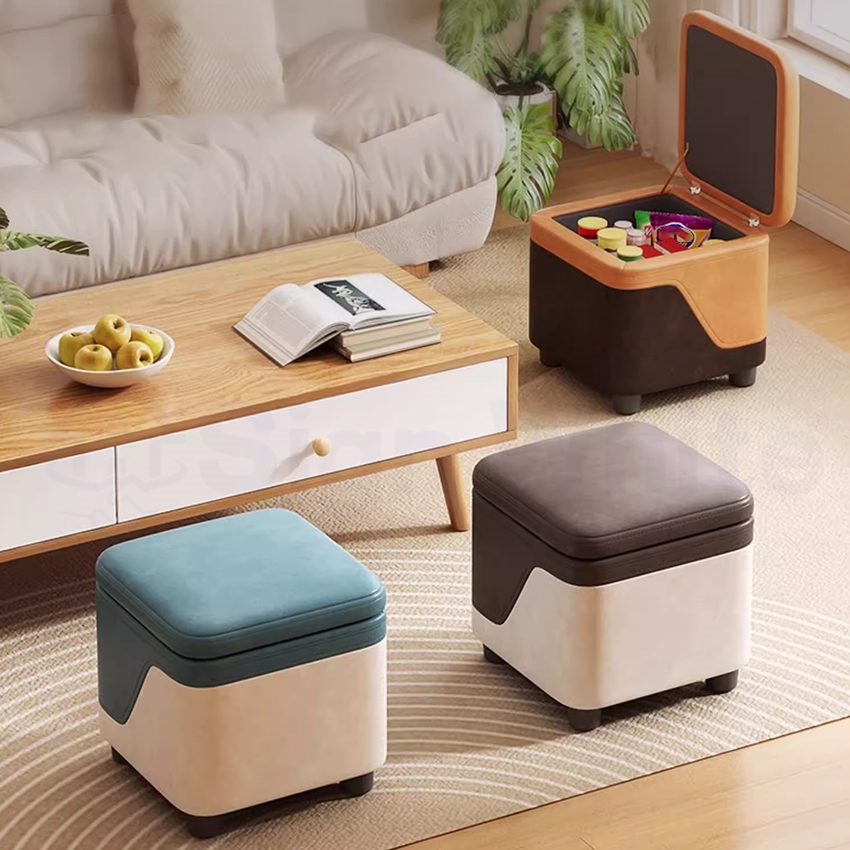 座れる 収納ボックス 座れる箱 オットマン 収納 ボックス BOX 収納