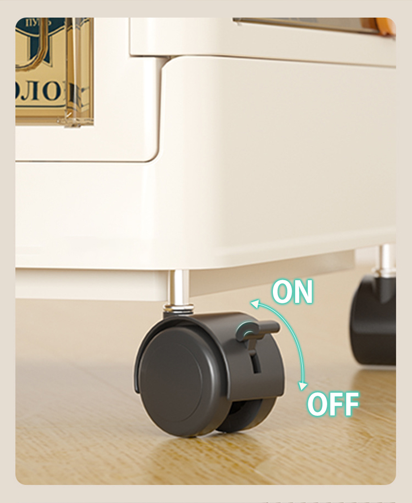 キッチンワゴン ワゴン キャスター付き ストッパー付き 扉付き 天板