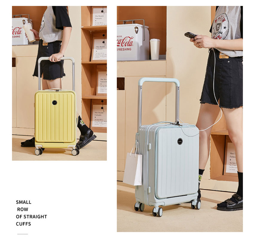 スーツケース ワイドハンドル Lサイズ トラベルポーチ付き Amazon | [HBEISE] スーツケース フロントオープン キャリー