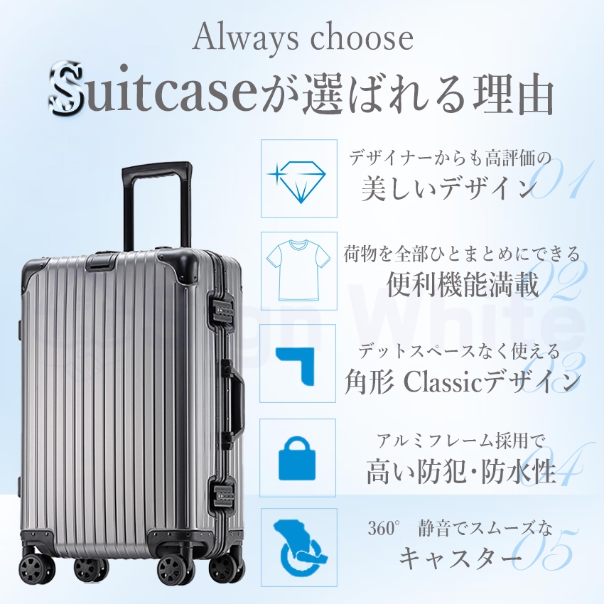 前開き スーツケース 多機能キャリーケース 機内持ち込み フロントオープン 多収納ポケット 充電 USBポート TSAロック キャリーバッグ カップホルダー 20インチの画像