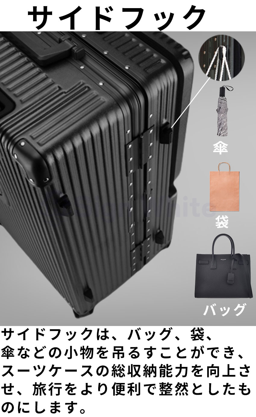 RIRAKIE スーツケース USB充電 機内持ち込み キャリーケース アルミフレーム 前ポケット TSAロック付 前開き 多収納ポケット 多機能 旅行出張 静音 小型 ビジネス 超軽量 Amazon.co.jp: [RIRAKIE] スーツケース フロントオープン USB Type-C