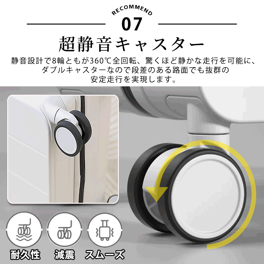スーツケース キャリーケース フロントオープン ドリンクホルダー 機内