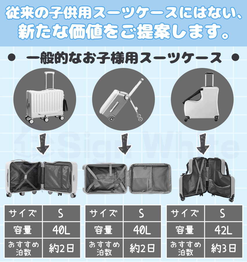 拡張機能付き キャリーケース