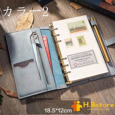 手作 システム手帳 日記帳 高級本革 アンティーク アンティーク ビジネスノート 手帳 牛革 A6 Zxy Stationery 2 ハッピーハッピーストア 通販 Yahoo ショッピング