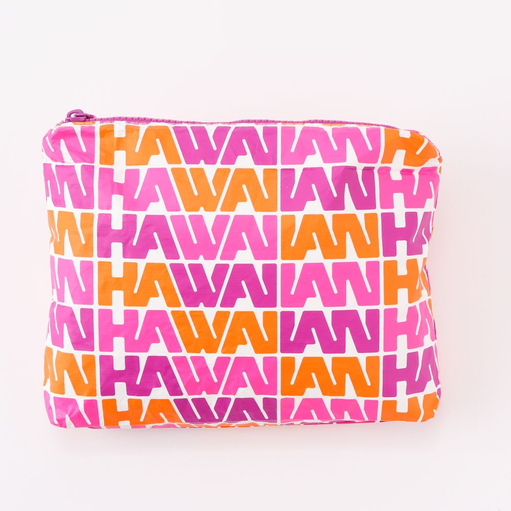 ハワイ直輸入 ハワイアンエアライン・アロハコレクションコラボ ポーチ