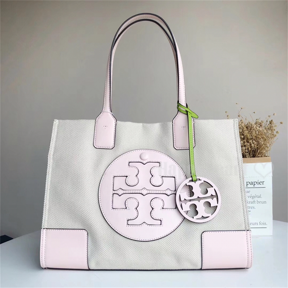 TORY BURCH（トリーバーチ） トートバッグ TORY BURCH SHELL PINK ELLA