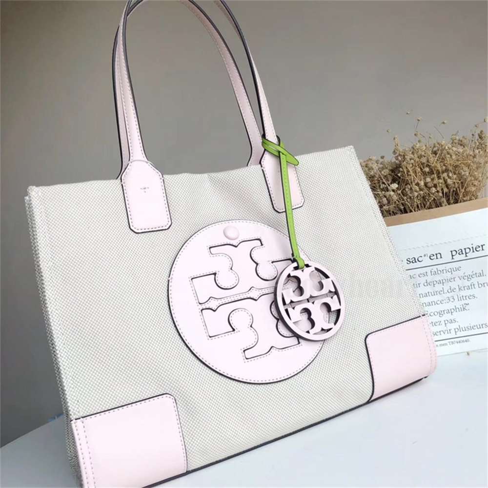 TORY BURCH（トリーバーチ） トートバッグ TORY BURCH SHELL PINK ELLA