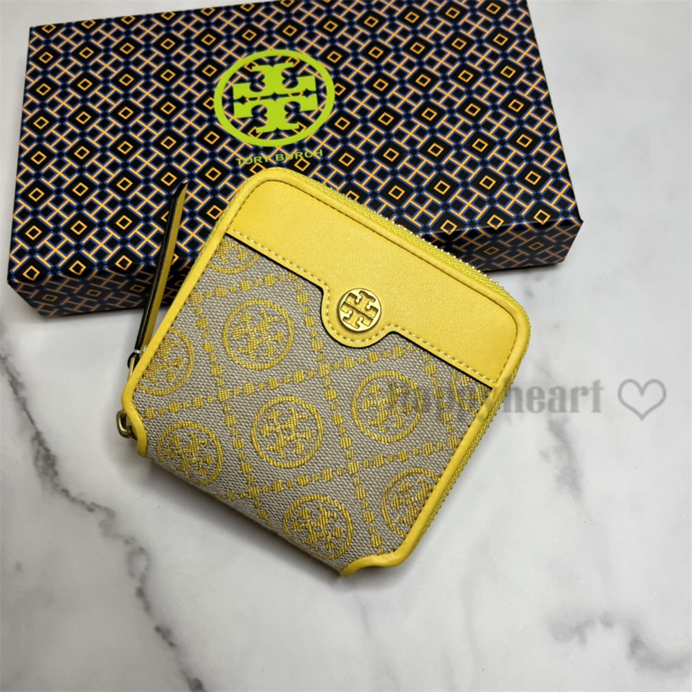 トリーバーチ TORY BURCH T モノグラム ジャガード バイフォルド ウォレット 二つ折り財布 バイフォールド ウォレット ラウンドファスナー  ミニ財布 : hxqxy35 : happyheart - 通販 - Yahoo!ショッピング