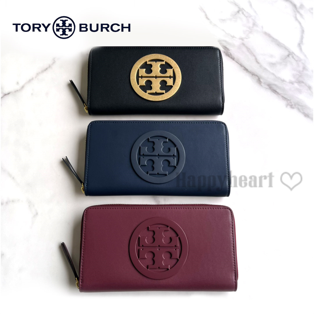 TORY BURCH トリーバーチ 長財布 レディース ラウンドファスナー財布 CHARLIE ZIP CONTINENTAL LEATHER  WALLET ウォレット ブラック 母の日 プレゼント : hxqxy37 : happyheart - 通販 - Yahoo!ショッピング