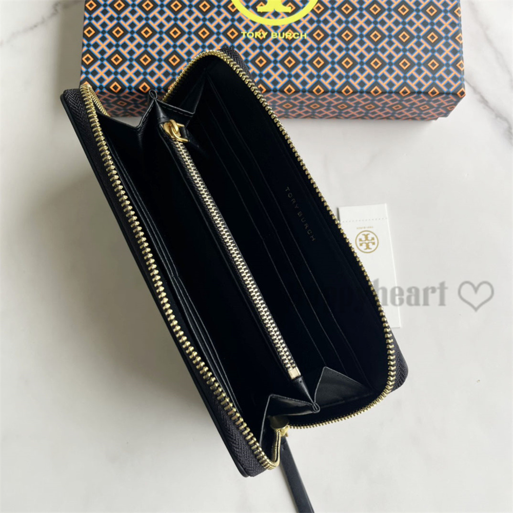 TORY BURCH トリーバーチ 長財布 レディース ラウンドファスナー財布 CHARLIE ZIP CONTINENTAL LEATHER  WALLET ウォレット ブラック 母の日 プレゼント : hxqxy37 : happyheart - 通販 - Yahoo!ショッピング