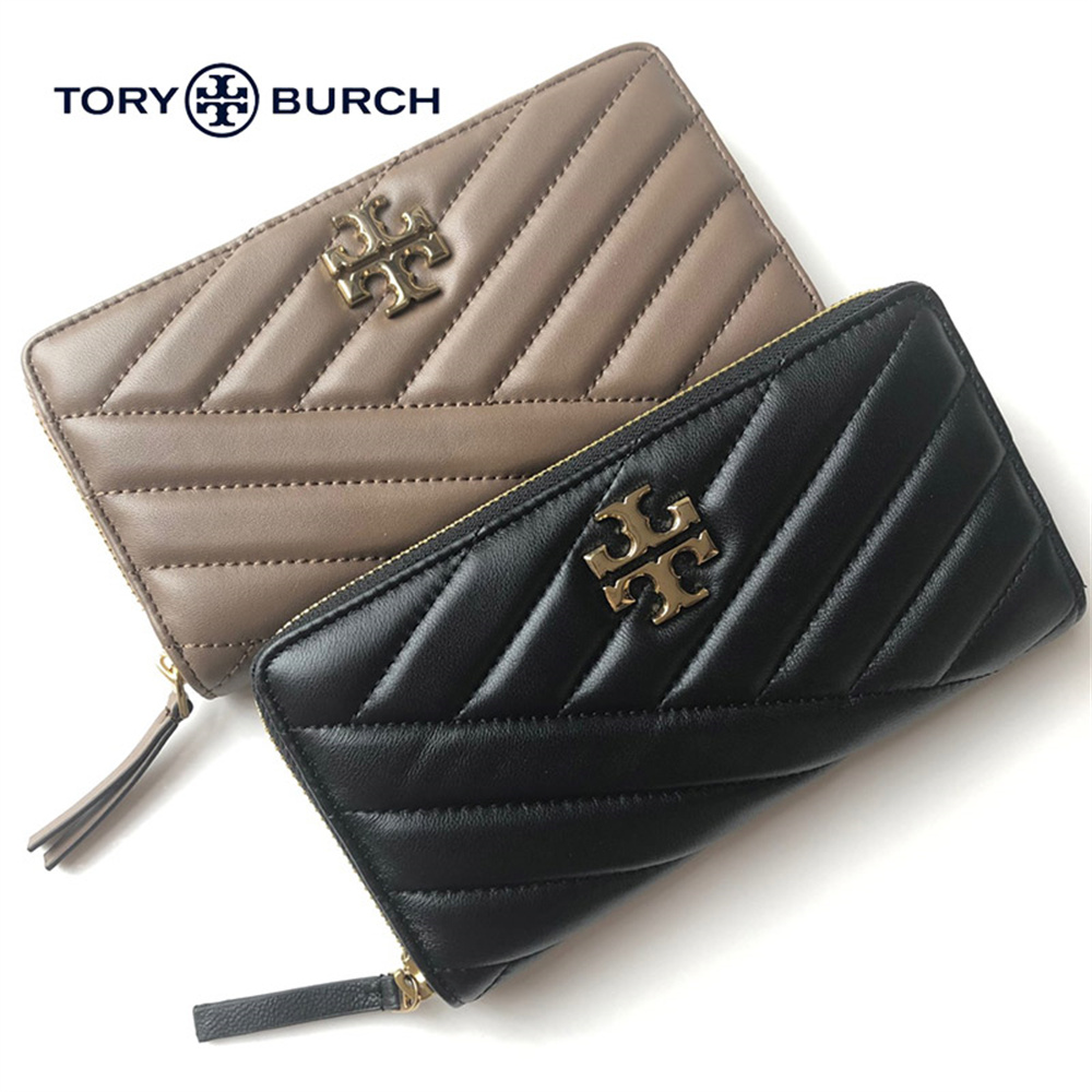 トリーバーチ TORY BURCH 財布 レディース キラ ジップ コンチネンタル ウォレット KIRA CHEVRON ZIP  CONTINENTAL WALLET ラウンドファスナー 長財布