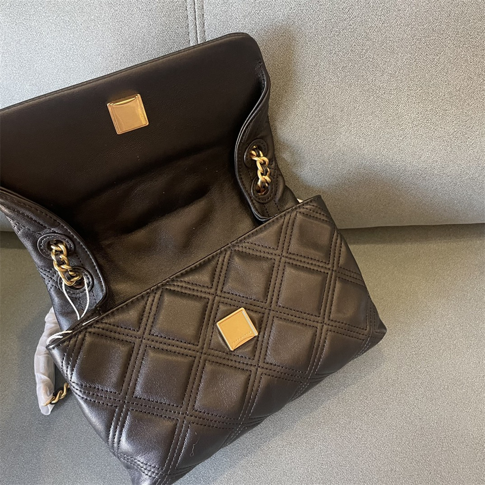 Tory Burch◆フレミング スエード スモールショルダーバッグ フレミング ソフト デニムプリント スエード クロスボディバッグ
