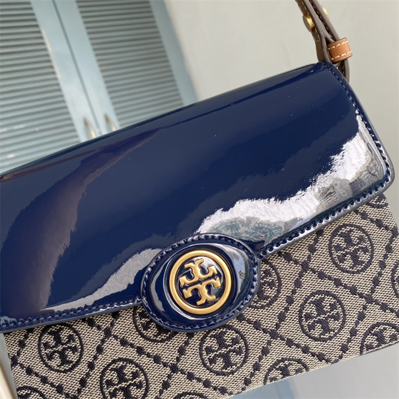 Tory Burch トリーバーチ ロビンソン Robinson ボディバッグ ショルダーバッグ Tモノグラム ハンドバッグ ジャカード  斜め掛けバッグ ギフト