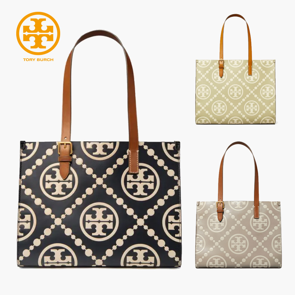 TORY BURCH トリーバーチ バッグ Tモノグラム コントラスト エンボス ミニ スクエアトート ハンドバッグ プレゼント 贈り物 :  hxqxy085 : happyheart - 通販 - Yahoo!ショッピング