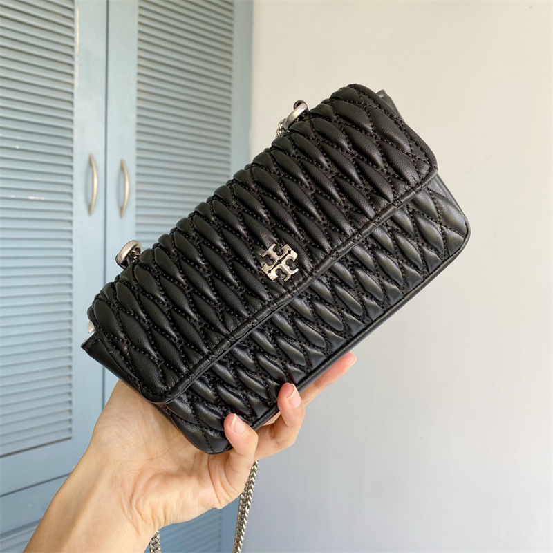 Tory Burch トリーバーチ キラ フラップ ミニショルダーバッグ Kira 斜め掛けバッグ レディース Tモノグラム ショルダーバッグ ギフト