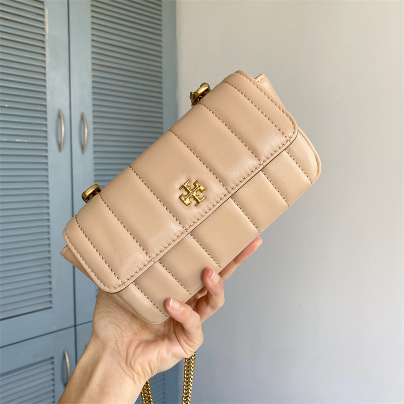 Tory Burch トリーバーチ キラ フラップ ミニショルダーバッグ Kira 斜め掛けバッグ レディース Tモノグラム ショルダーバッグ ギフト