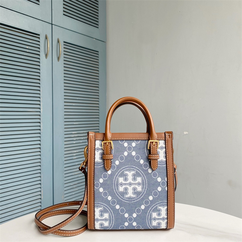 【TORY BURCH】Tモノグラム ミニトート Tモノグラム ジャカード ミニトート 87146 | TORY BURCH