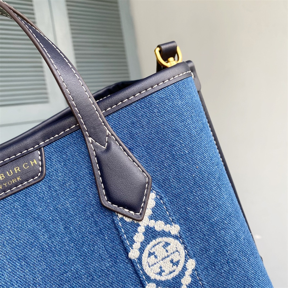TORY BURCH トリーバーチ PERRY ハンドバッグ ペリー デニム TORY BURCH トリーバーチ PERRY ハンドバッグ ペリー デニム