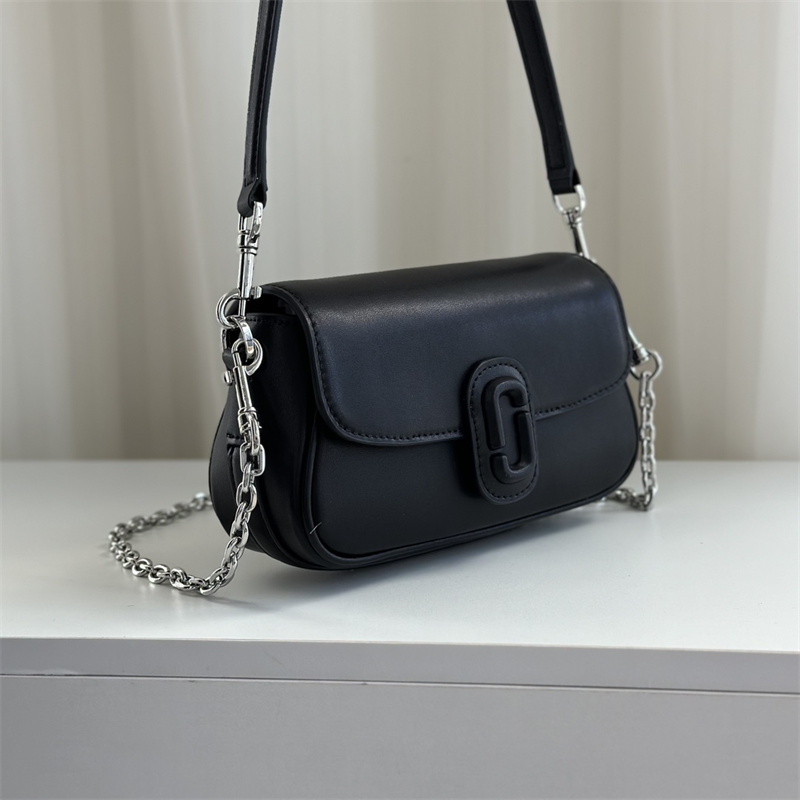 ザ レザー カバード J マーク クローバー　ミディアム黒 MARC JACOBS(マークジェイコブス) ザ レザー カバード J マーク