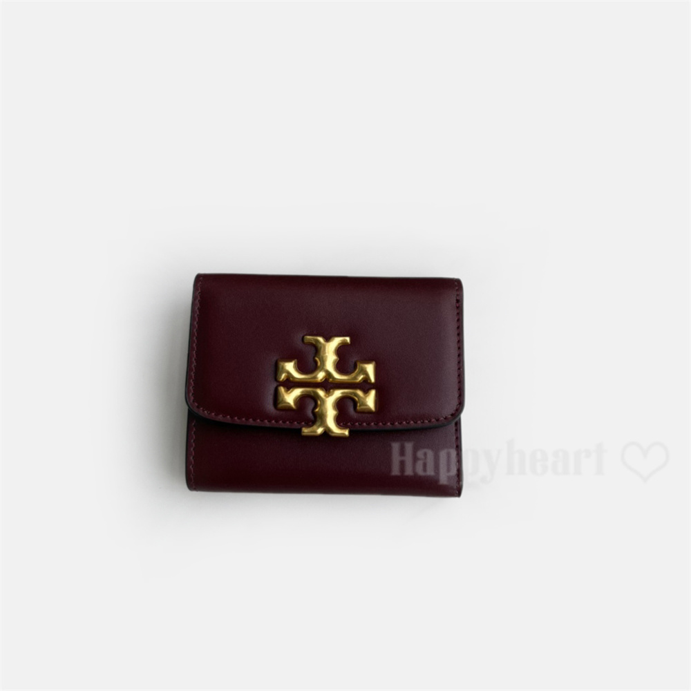 TORY BURCH トリーバーチ 三つ折り財布 ブラック ELEANOR
