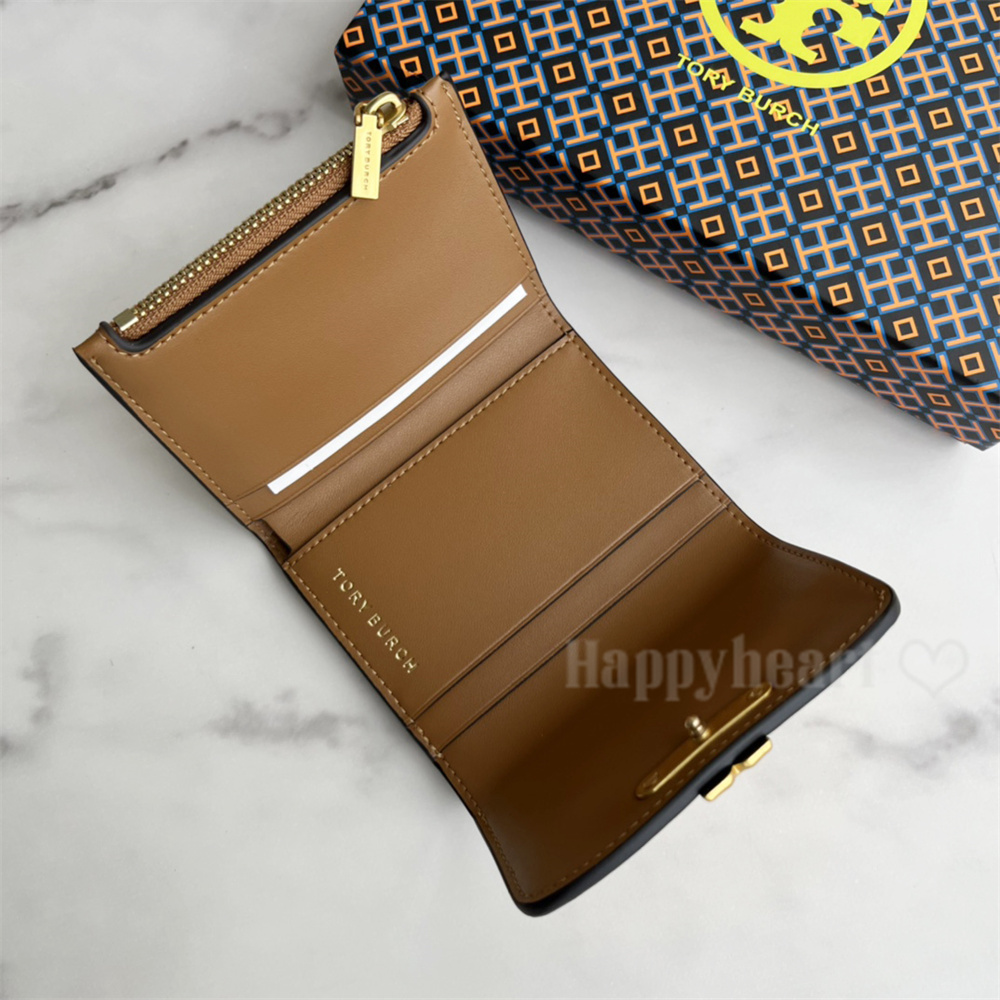 TORY BURCH トリーバーチ 三つ折り財布 ブラック ELEANOR