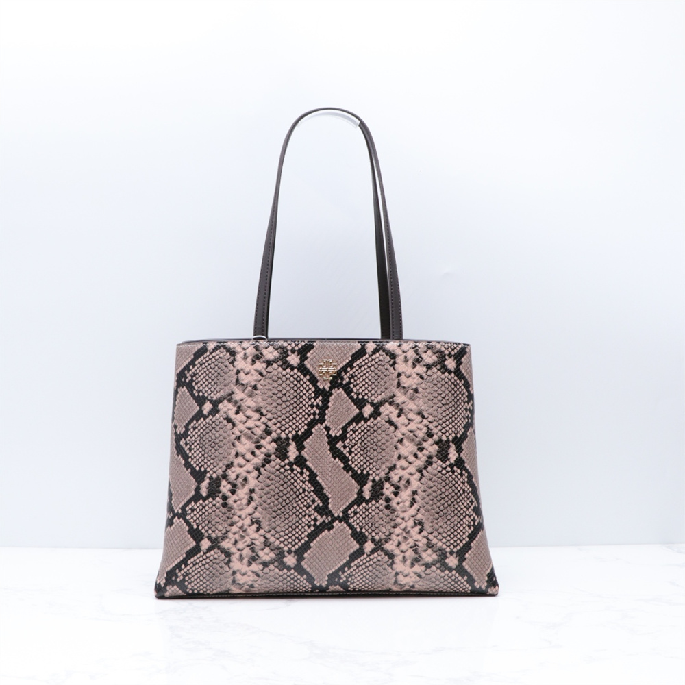 TORY BURCH トリーバーチ BLAKE CENTER ZIP TOTE 蛇柄 トート