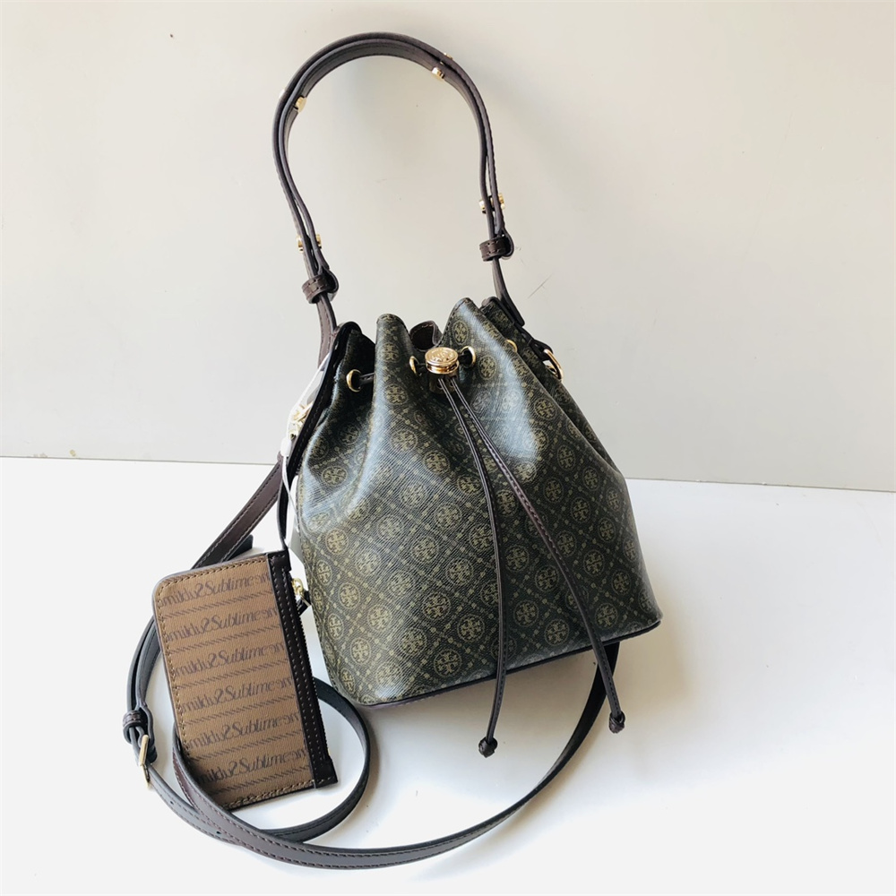 TORY BURCH トリーバーチ Tモノグラム コーテッドキャンバス