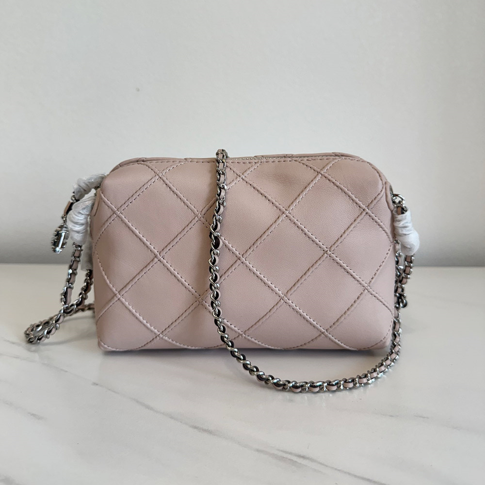 TORY BURCH トリーバーチ　フレミング　ライトピンク ショルダーバッグ フレミング コンバーチブル スモールショルダーバッグ