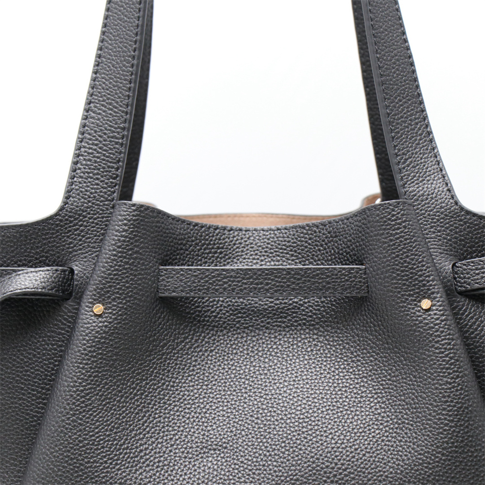 TORY BURCH（トリーバーチ） TORY BURCH ROMY PEBBLED BUCKET BAG