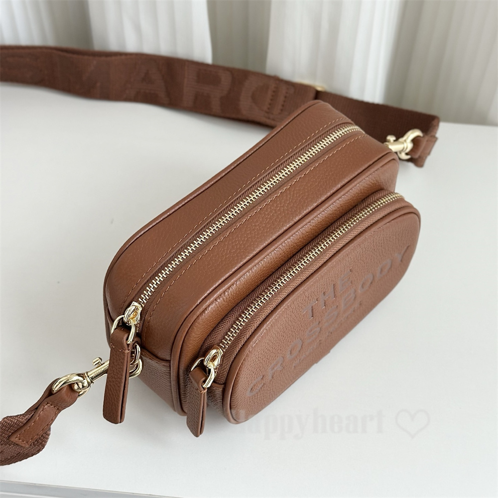 MARC JACOBS ベージュ レザー ボディバッグ THE LEATHER CROSSBODY BAG/ザ レザー クロスボディ バッグ