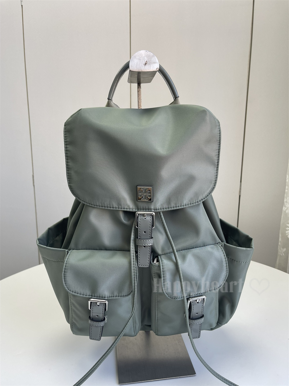 極美品✨トリーバーチ バージニア メタリック フラップ バックパック