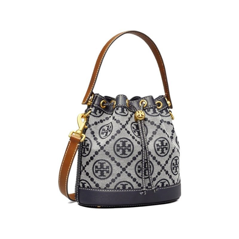 トリーバーチ TORY BURCH Tモノグラム ジャカード バケットバッグ トートバッグ バッグ レディース 巾着型 T MONOGRAM 母の日  プレゼント