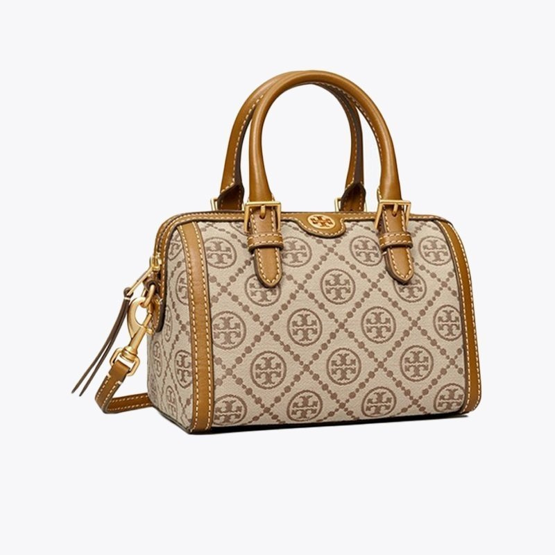 TORY BURCH トリーバーチ レディース MONOGRAM JACQUARD MINI BARERU BAG Tモノグラム ジャカード ミニバレルバッグ  ショルダーバッグ ハントバッグ : hxqxy31 : happyheart - 通販 - Yahoo!ショッピング