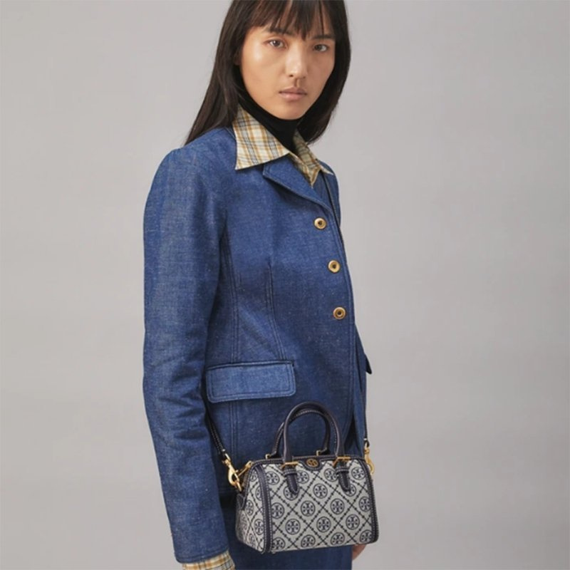 TORY BURCH トリーバーチ レディース MONOGRAM JACQUARD MINI BARERU 