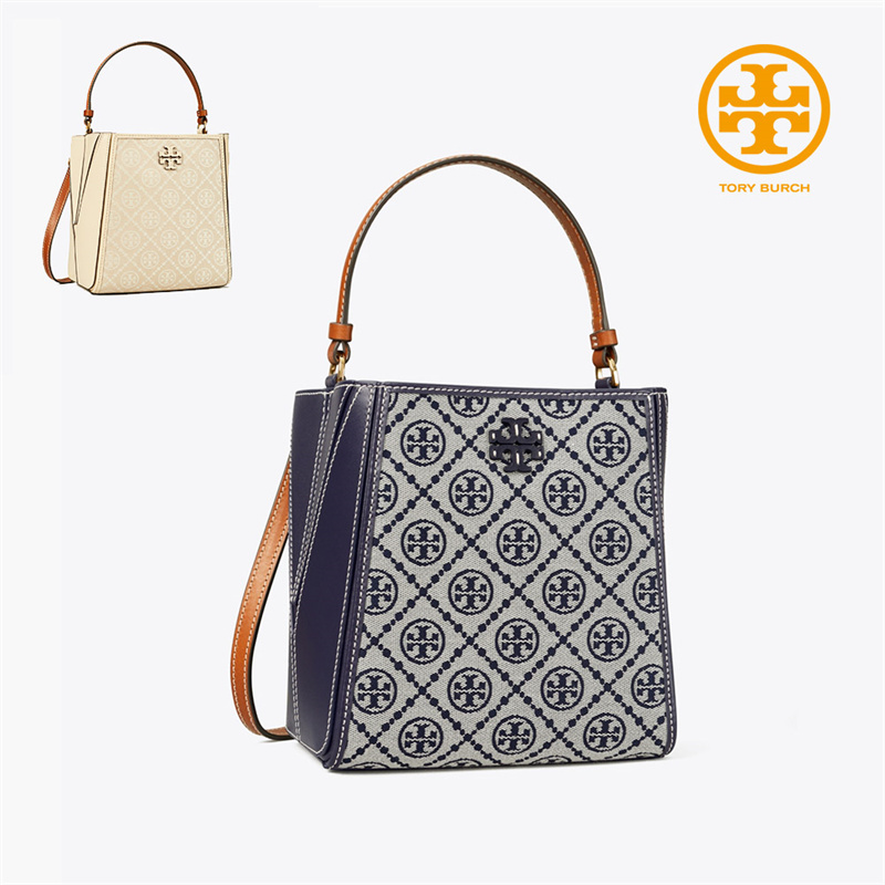 トリーバーチ TORY BURCH マックグロー Tモノグラム スモールバケットバッグ トートバッグ ショルダーバッグ 母の日 クリスマスギフト  プレゼント : hxqxy32 : happyheart - 通販 - Yahoo!ショッピング