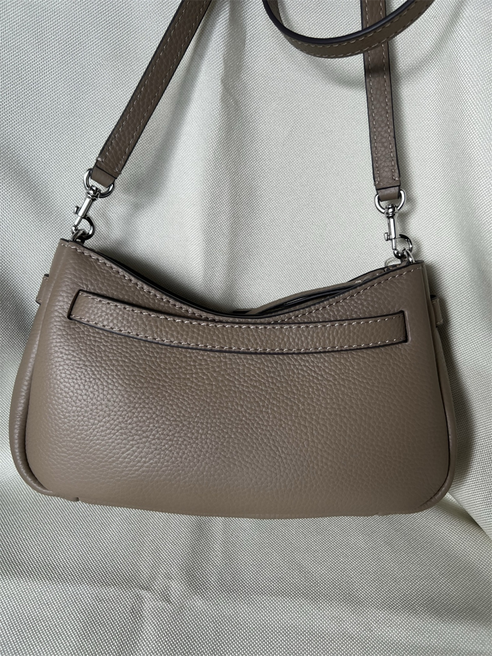 TORY BURCH（トリーバーチ） ROMY PEBBLED TOP ZIP CROSS BODY ロミー