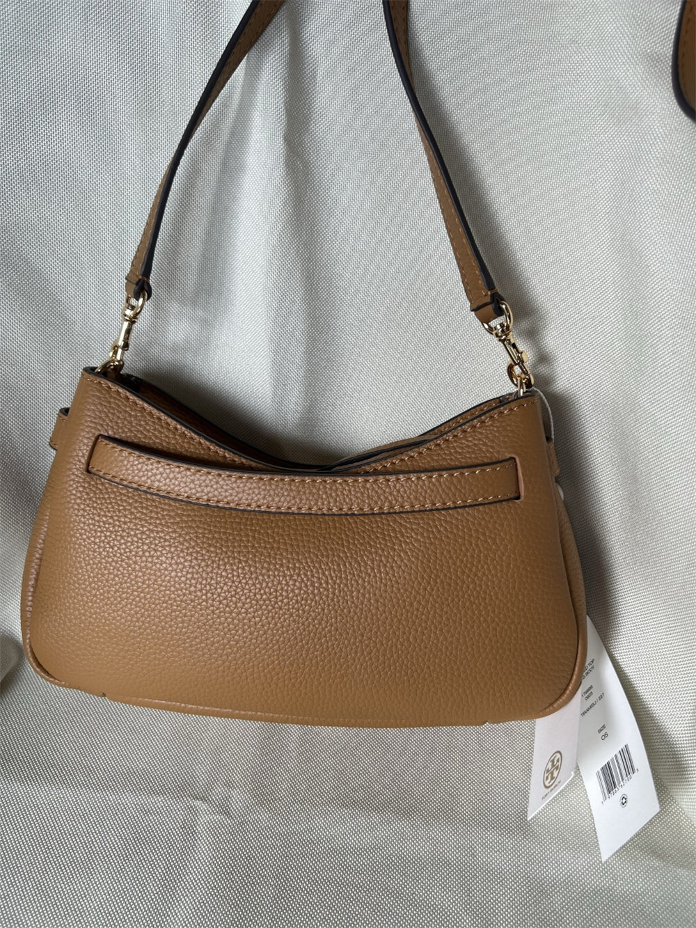 TORY BURCH（トリーバーチ） ROMY PEBBLED TOP ZIP CROSS BODY ロミー