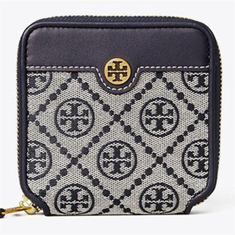 トリーバーチ TORY BURCH T モノグラム ジャガード バイフォルド 