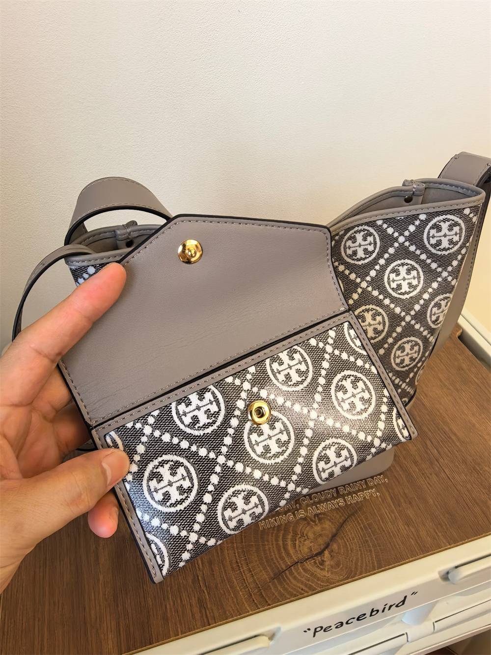 TORY BURCH（トリーバーチ） TORY BURCH T MONOGRAM COATED JACQUARD