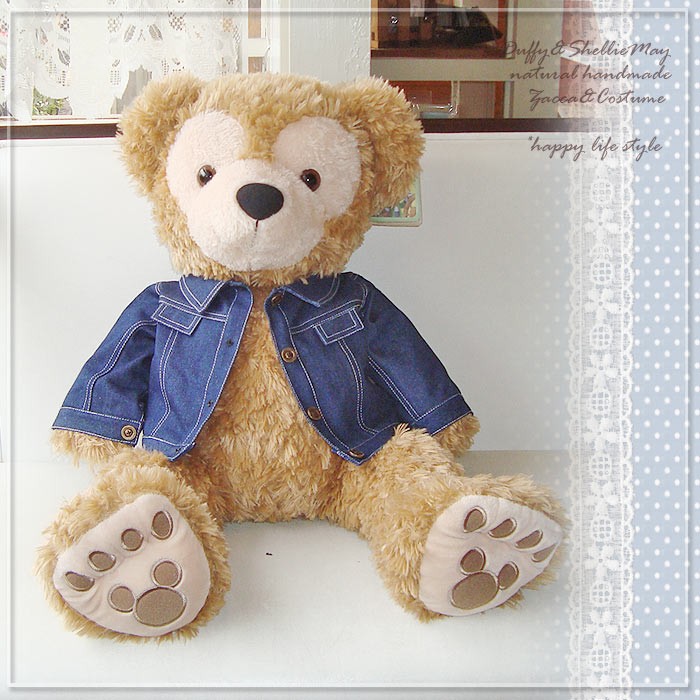 【ゆうパケット発送OK】Ｍサイズ70cm・duffy*ダッフィー*シェリーメイコスチューム★着まわし抜群！Ｇジャン・jacket-m  【手作り】【ハンドメイド】【グッズ】