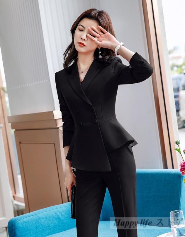 ビジネススーツ レディース 2点セットスーツ ズボン スカートセット ツーピーススーツ 代30代40代 事務服 フォーマル 面接 制服ol ビジネス 通勤 Lq746 Happy Life ストア 通販 Yahoo ショッピング