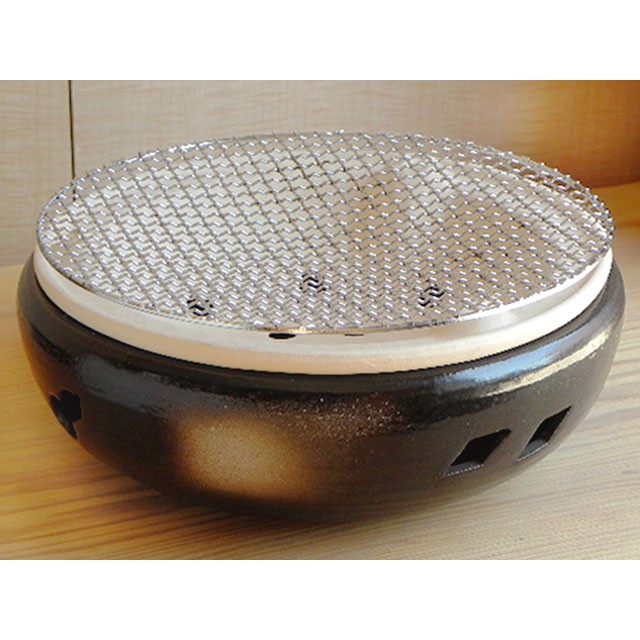 伊勢炭焼 水コンロ 10号 直径約30cm 炭火焼き 焼肉コンロ 伊勢炭焼 水コンロ 10号 直径約30cm 炭火焼き 焼肉コンロ