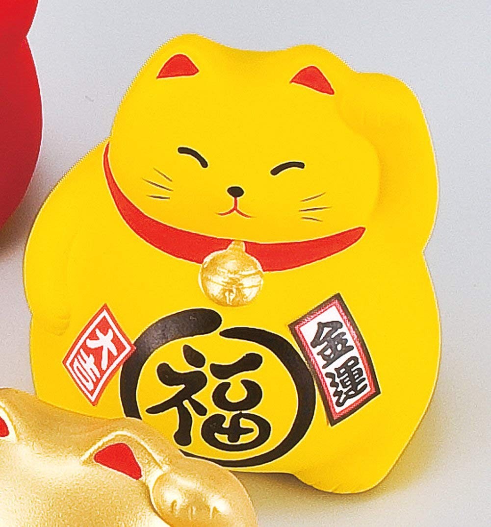 招き猫 両手上げ ゴールド 福 縁起物 貯金箱 億万両 風水貯金箱まる福招き猫 黄 万古焼 日本製 送料無料（北海道、沖縄除く