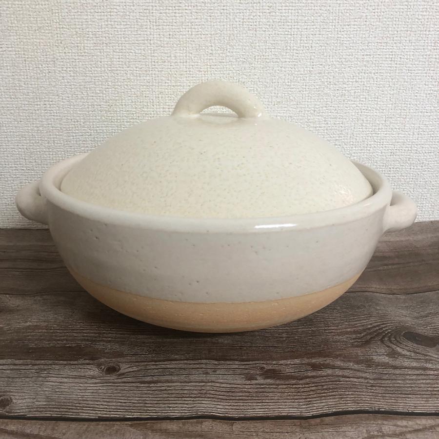 伊賀土鍋 8号 TOJIKI TONYA 伊賀焼 (白と黒2色あり) 日本製 送料無料