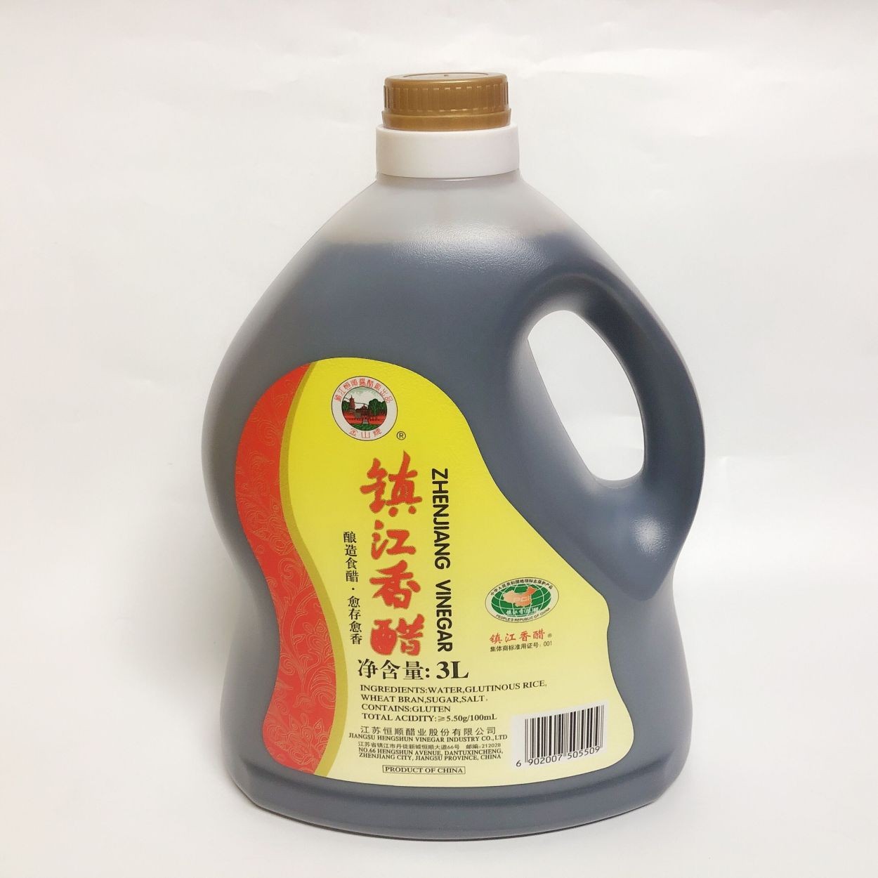 中国黒酢 （大瓶）恒順 鎮江香醋 3L 中華調味料 中華食材 ギョウザタレ中国酢 水餃子に欠かせない :x10533:ハッピーライフ - 通販 -  Yahoo!ショッピング