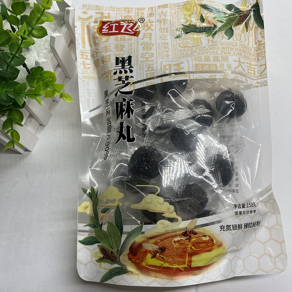 黒芝麻丸 黒ゴマ団子 中華菓子 158g【3袋セット】個別包装 間食 茶菓子 個包装 中国土産 おやつ間食 :x11308-3:ハッピーライフ -  通販 - Yahoo!ショッピング