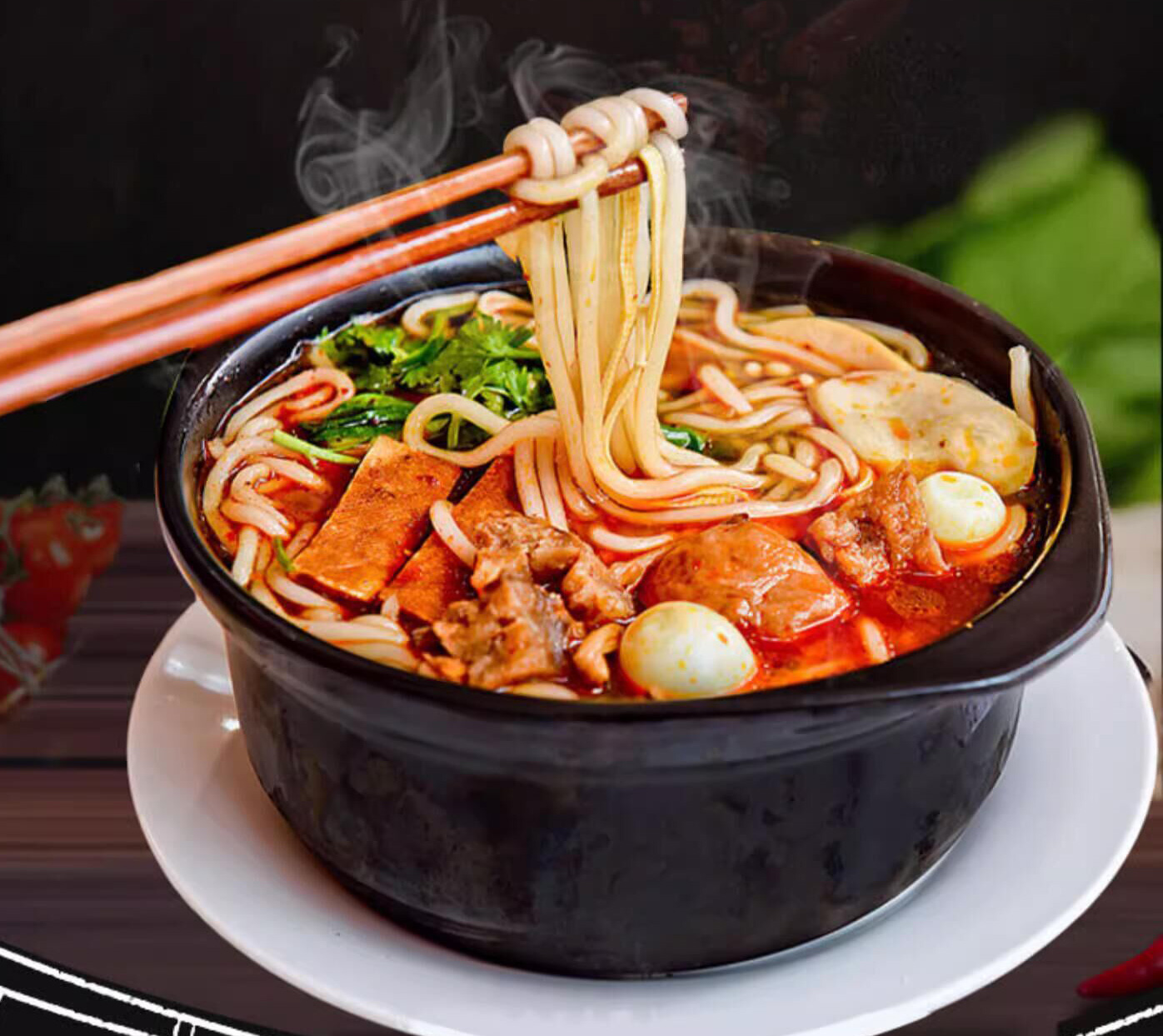 手工土豆粉条 手作り春雨 寛粉（板状）と細粉（棒状）2種類あり